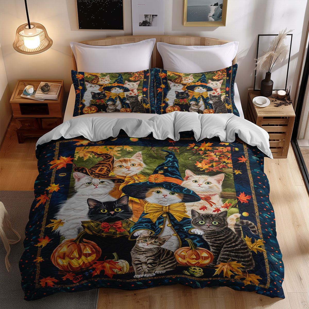 Halloween Cat WJ0609030CL Duvet Cover Set