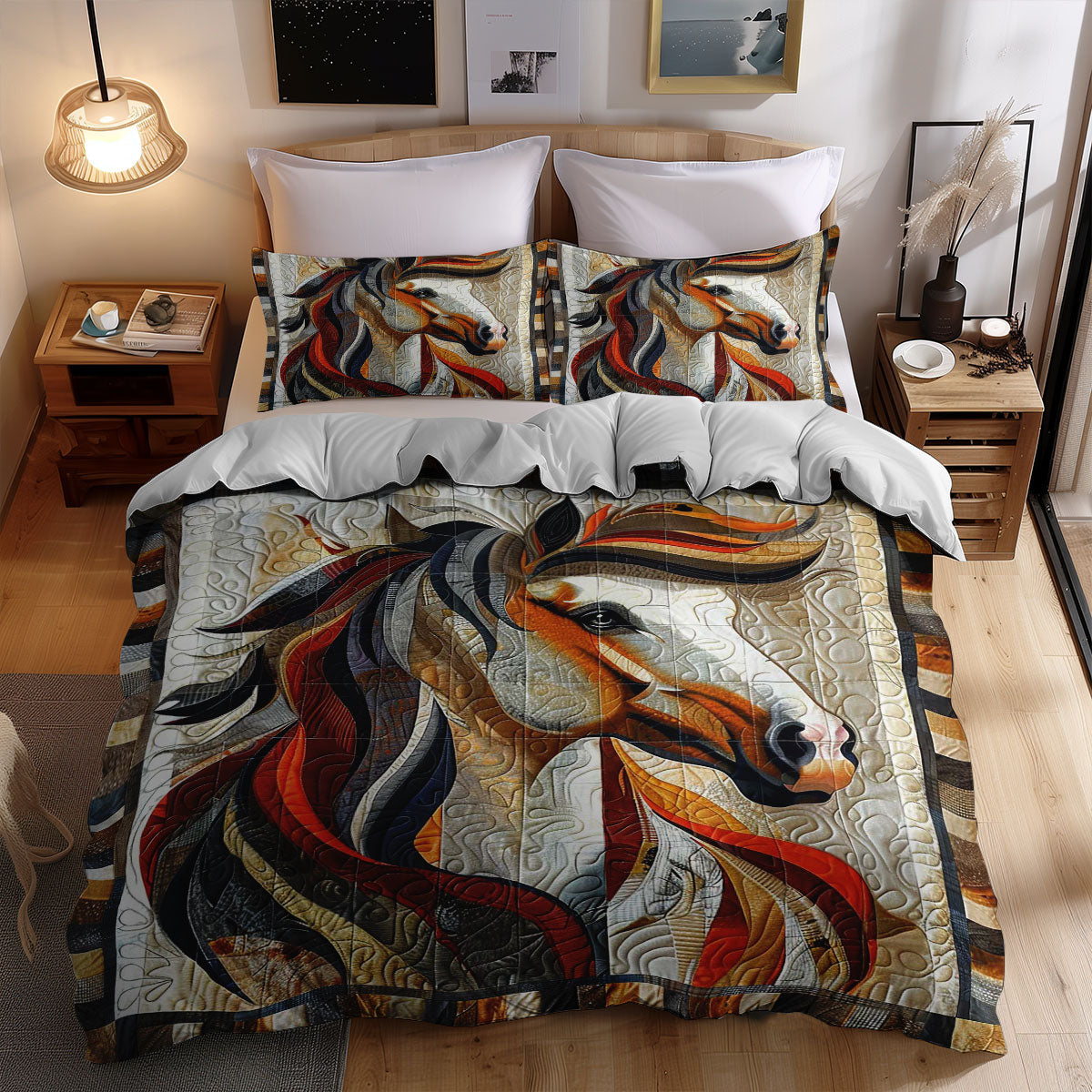 Horse Lovers WJ0509031CL Duvet Cover Set