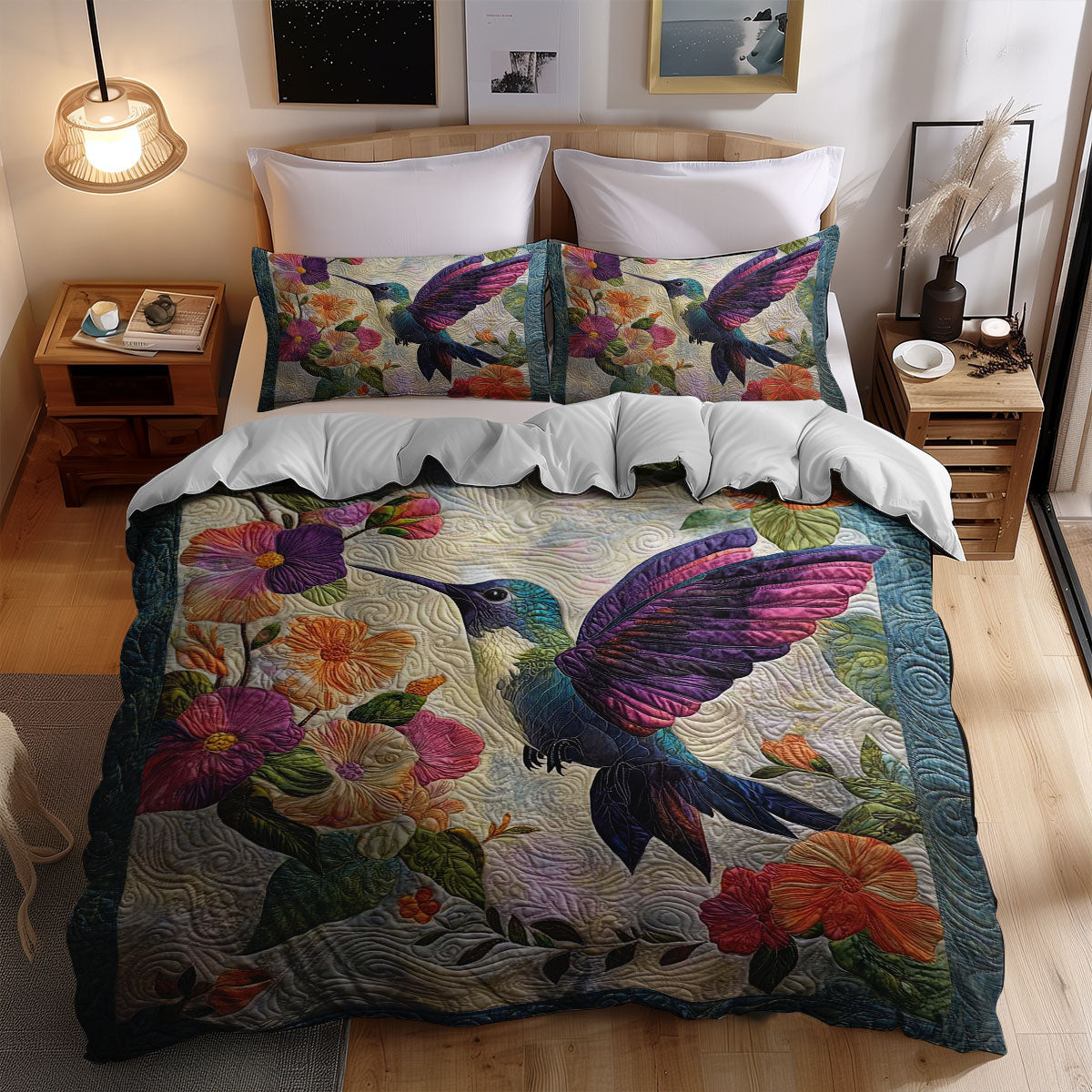 Hummingbird WJ0708038CL Duvet Cover Set