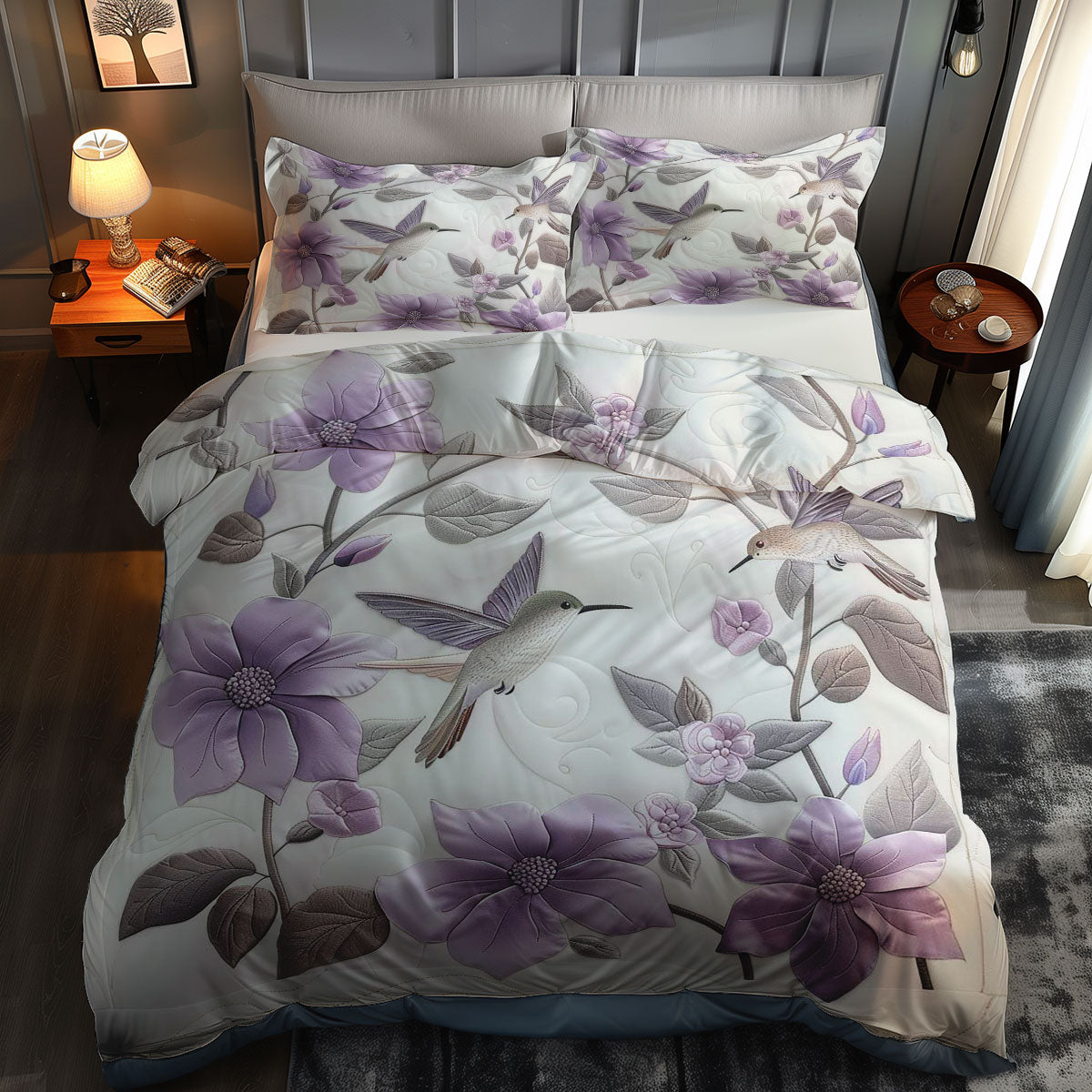 Hummingbirds WJ1806020CL Duvet Cover Set