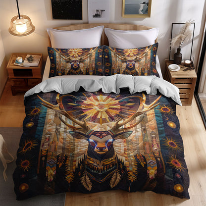 Moose Native American WJ1607021CL Duvet Cover Set