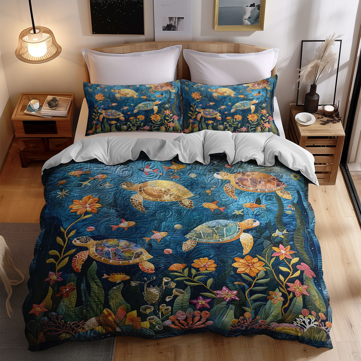 Sea Turtle WJ0509032CL Duvet Cover Set