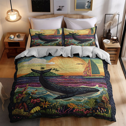 Sunset Whale WJ0708039CL Duvet Cover Set