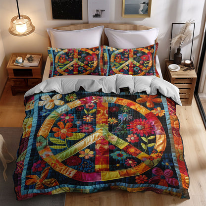 Trippy Hippie Sign WJ0208040CL Duvet Cover Set