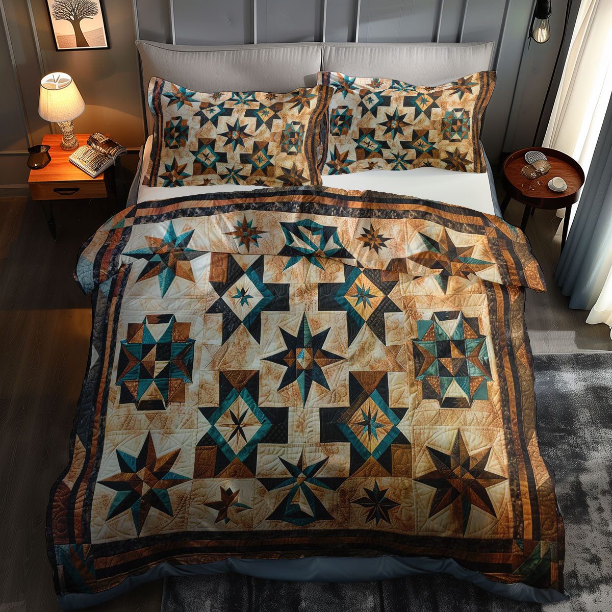 Western Inspired Star WJ1706020CL Duvet Cover Set