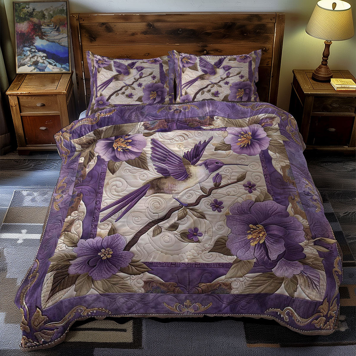 Hummingbird Elegance WN1609011CL Duvet Cover Set