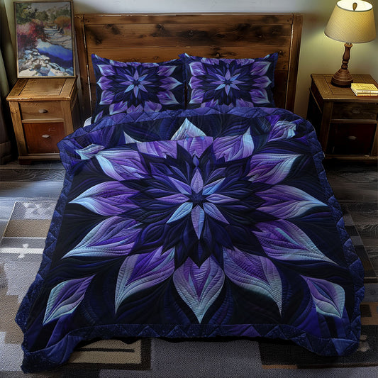 Purple Enigma Bloom WN1609017CL Duvet Cover Set