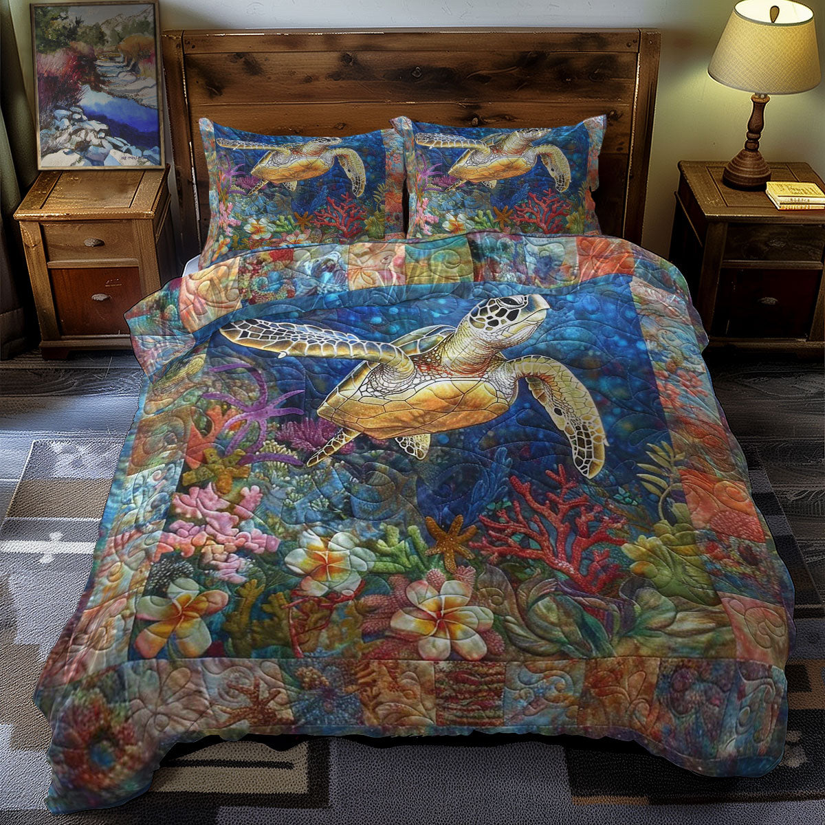 Turtle Expedition WN0609020CL Duvet Cover Set