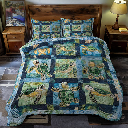 Turtle Ocean Drift WN0609026CL Duvet Cover Set