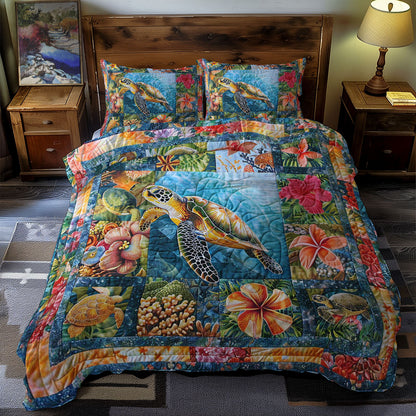 Turtle Ocean WN0609028CL Duvet Cover Set