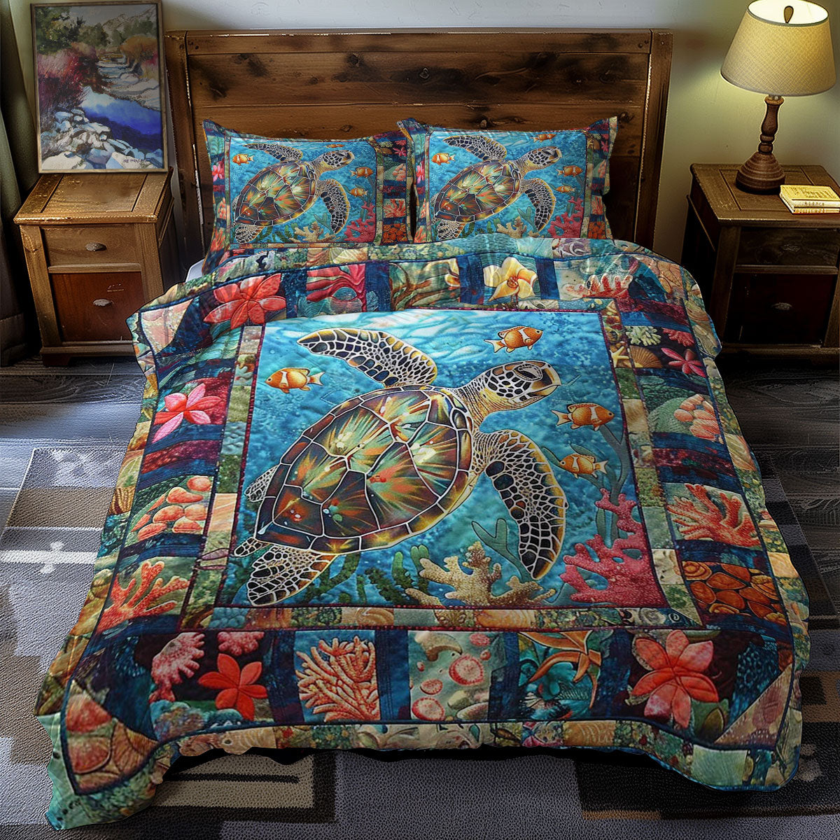 Turtle Odyssey WN0609029CL Duvet Cover Set