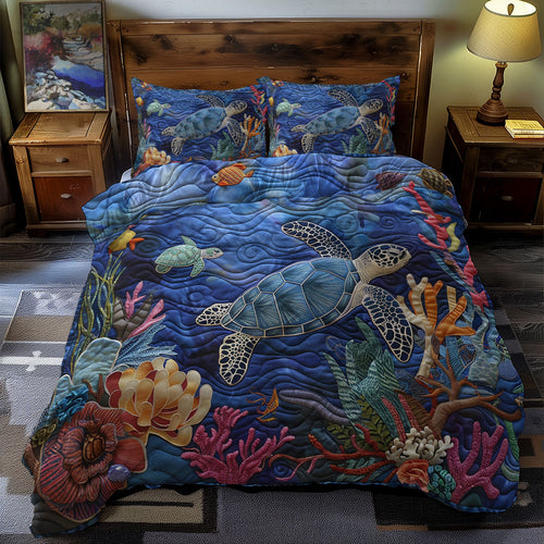 Turtle Reef Bliss WN0609031CL Duvet Cover Set