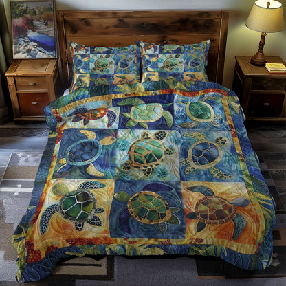 Turtle Snuggle WN0609037CL Duvet Cover Set