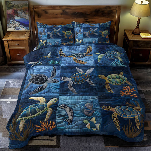 Turtle's Reef Wonderland WN0609077CL Duvet Cover Set