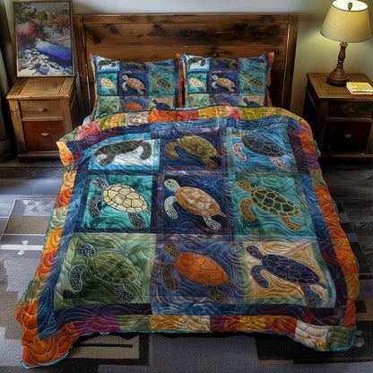 Turtle's Seaside Haven WN0609079CL Duvet Cover Set