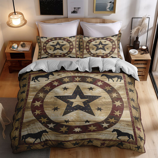 Cowboy Inspired Star WJ0107021CL Duvet Cover Set