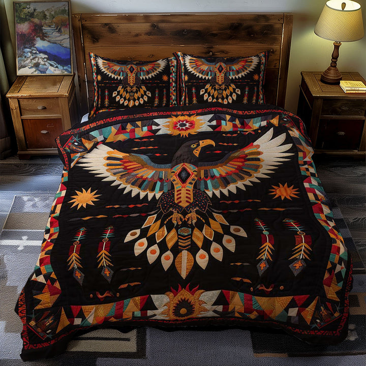 Eagle Native American Pattern Print Duvet Cover Bedding Set