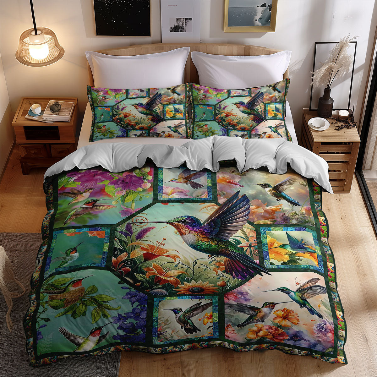 Beautiful Hummingbird WJ0812016CL Quilt main image 1