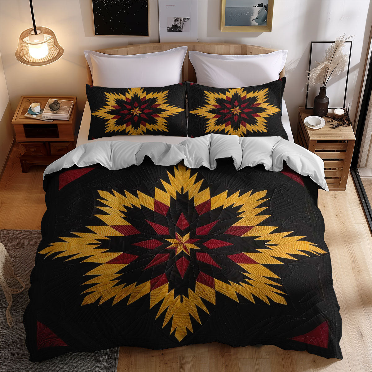 Native American Star WJ0607027CL Duvet Cover Set