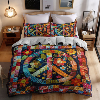 Trippy Hippie Sign WJ2707032CL Duvet Cover Set