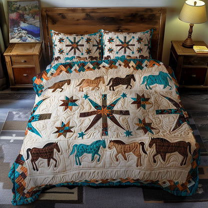 Western Inspired Horses WJ2406028CL Duvet Cover Set