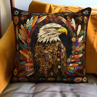 Eagle Native American WJ0108041CL Quilt Pillow Case