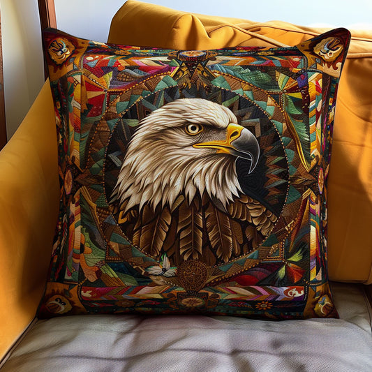 Eagle Native American WJ1707022CL Quilt Pillow Case