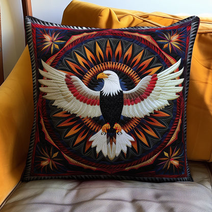 Eagle Native American WJ2607047CL Quilt Pillow Case