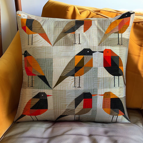 Geometric Bird WJ2707045CL Quilt Pillow Case