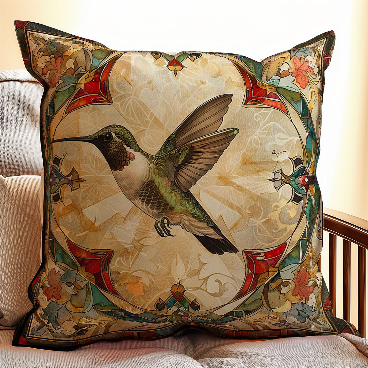 Hummingbird WJ0107023CL Quilt Pillow Case