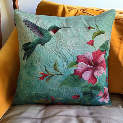 Hummingbird WJ3107046CL Quilt Pillow Case