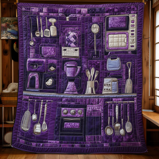 My Purple Kitchen WU0601002CL Quilt