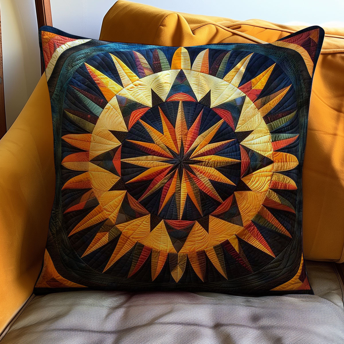 Native Sunburst WJ2307047CL Quilt Pillow Case