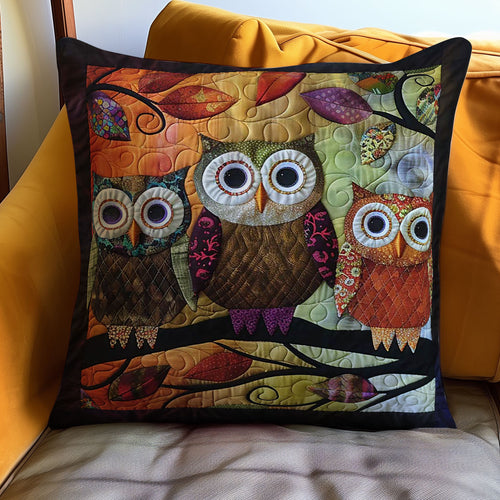 Owl WJ2907047CL Quilt Pillow Case