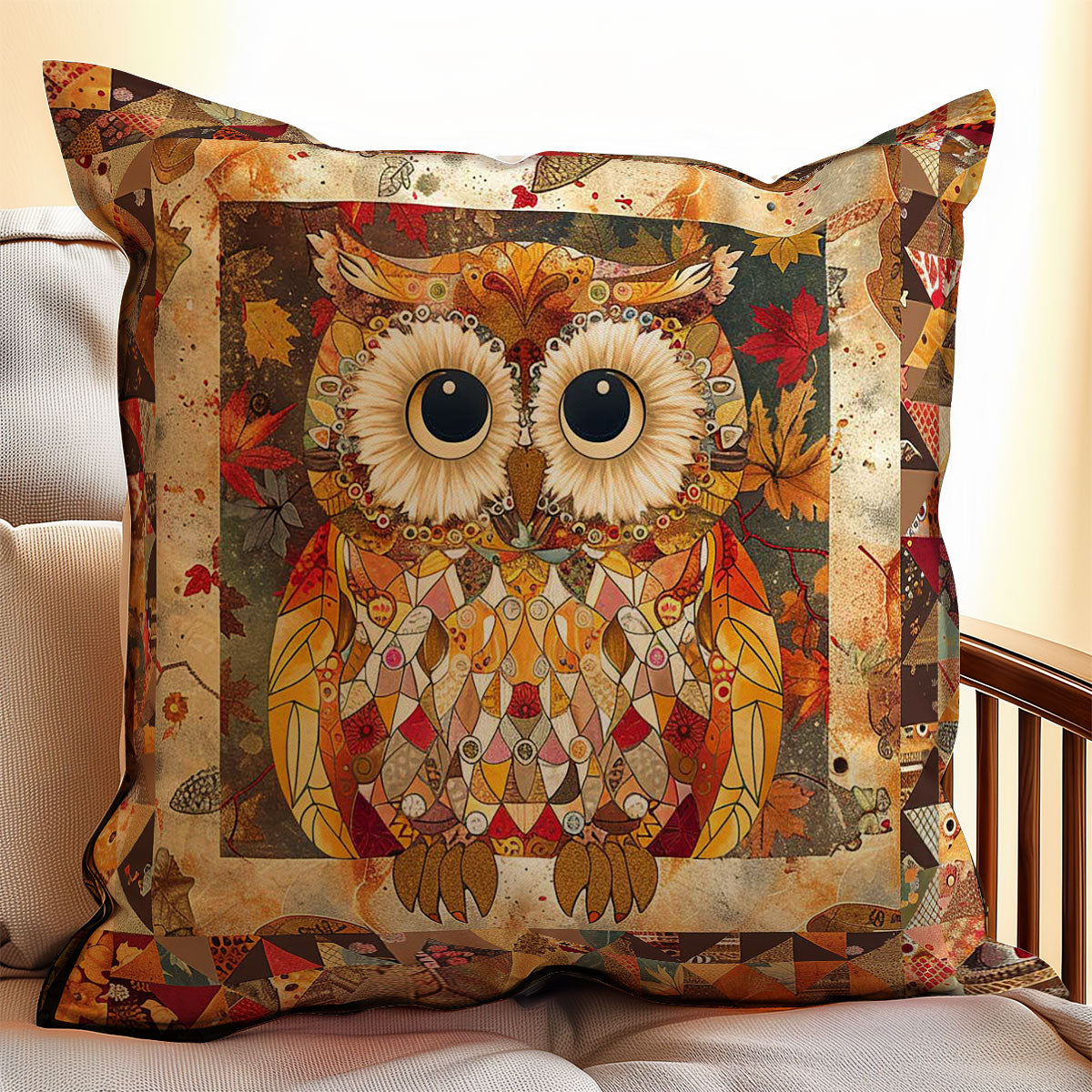 Owls WJ2606024CL Quilt Pillow Case