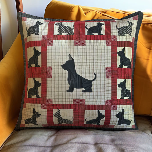 Scottish Terrier WJ2607050CL Quilt Pillow Case