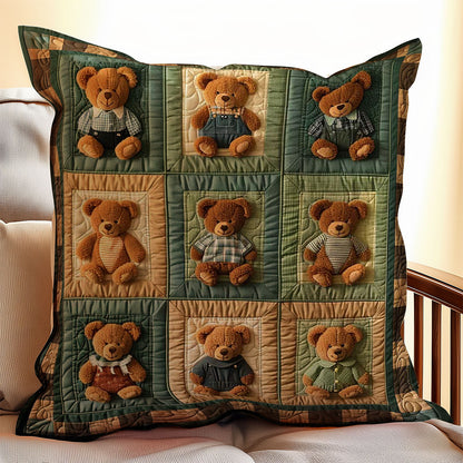 Teddy Bear WJ2706024CL Quilt Pillow Case