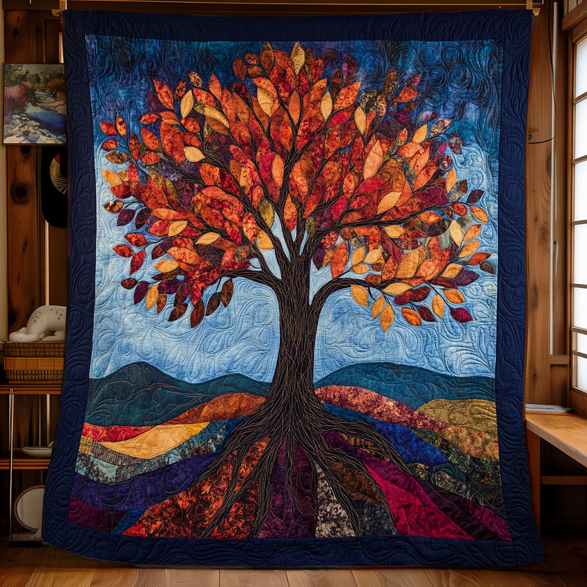 Timeless Tree Of Life WU0503011CL Quilt