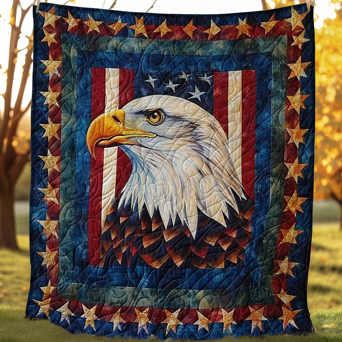 Independence Eagle WJ0407004CL Quilt