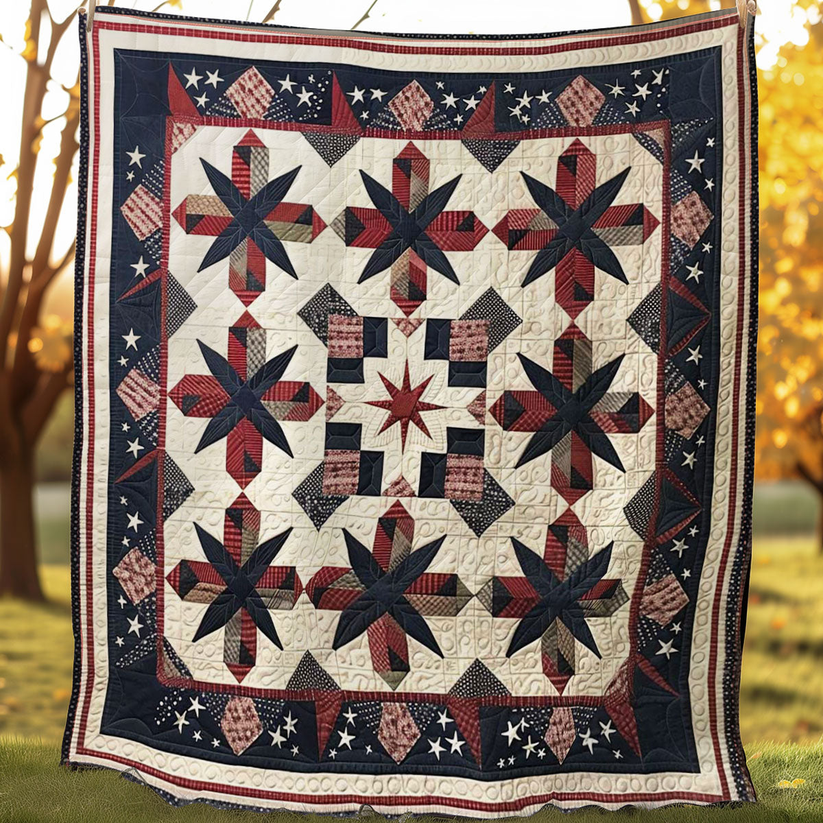 Native American Star WJ0807002CL Quilt