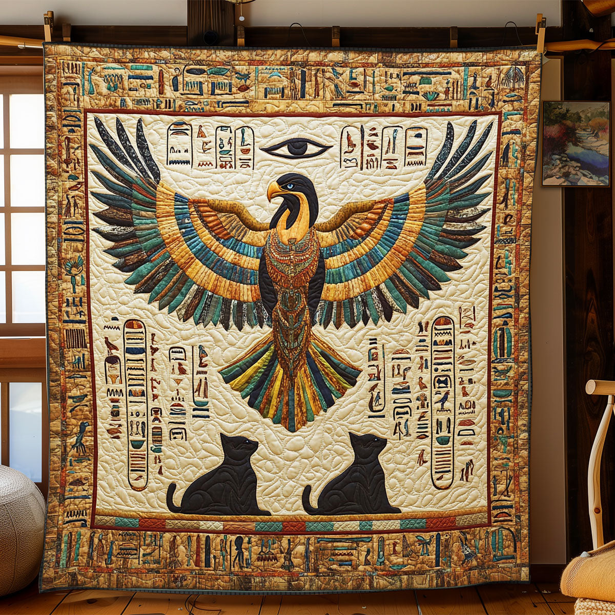 Ancient Egyptian Mythology WJ2003003CL Quilt