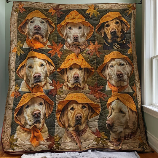 Autumn Dog WJ1008001CL Quilt