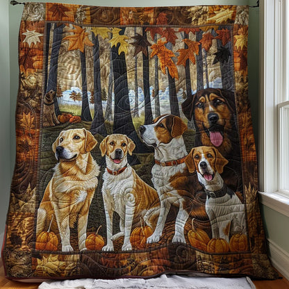 Autumn Labrador WJ1008005CL Quilt