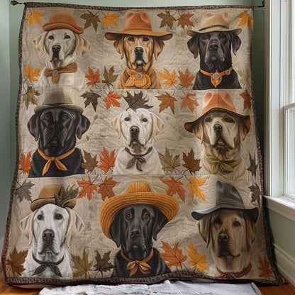 Autumn Labrador WJ1908001CL Quilt