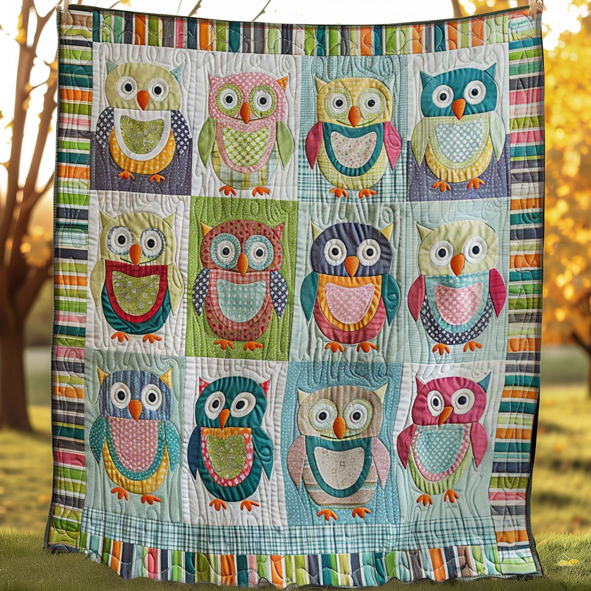 Baby Owl WJ2506001CL Quilt