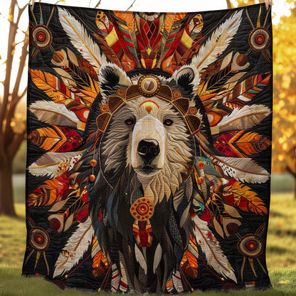 Bear Native American WJ1107001CL Quilt