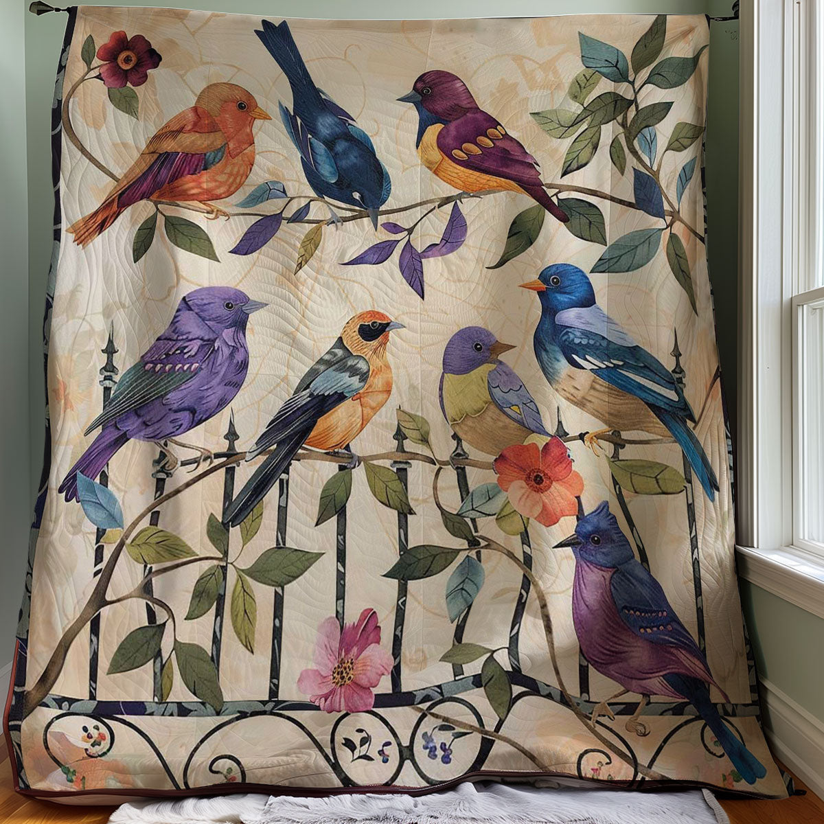 Birds WJ0909004CL Quilt