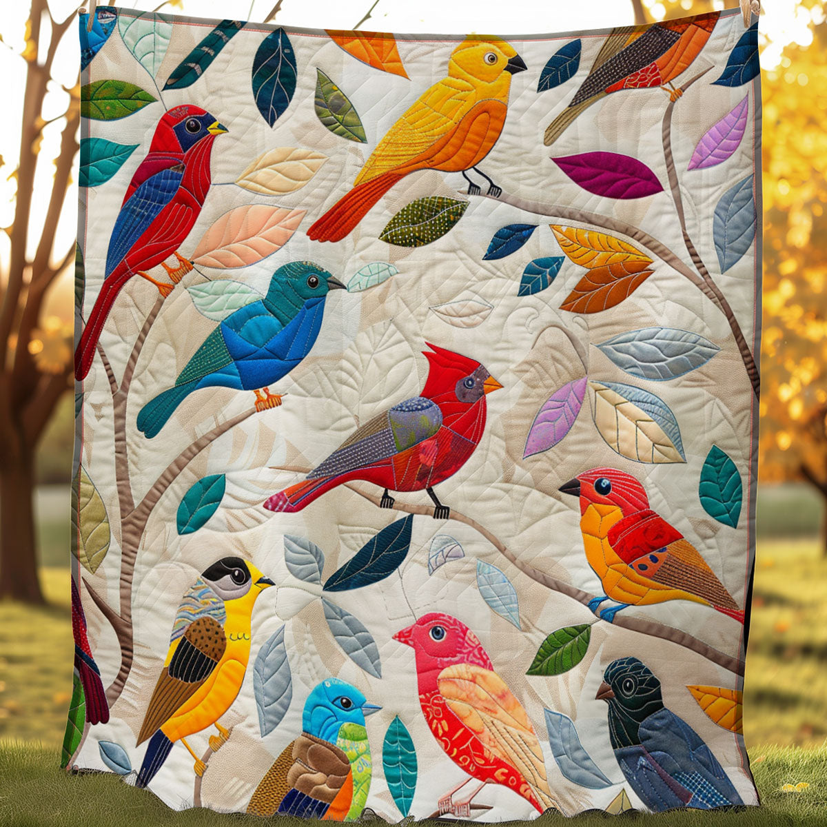 Birds WJ1306001CL Quilt