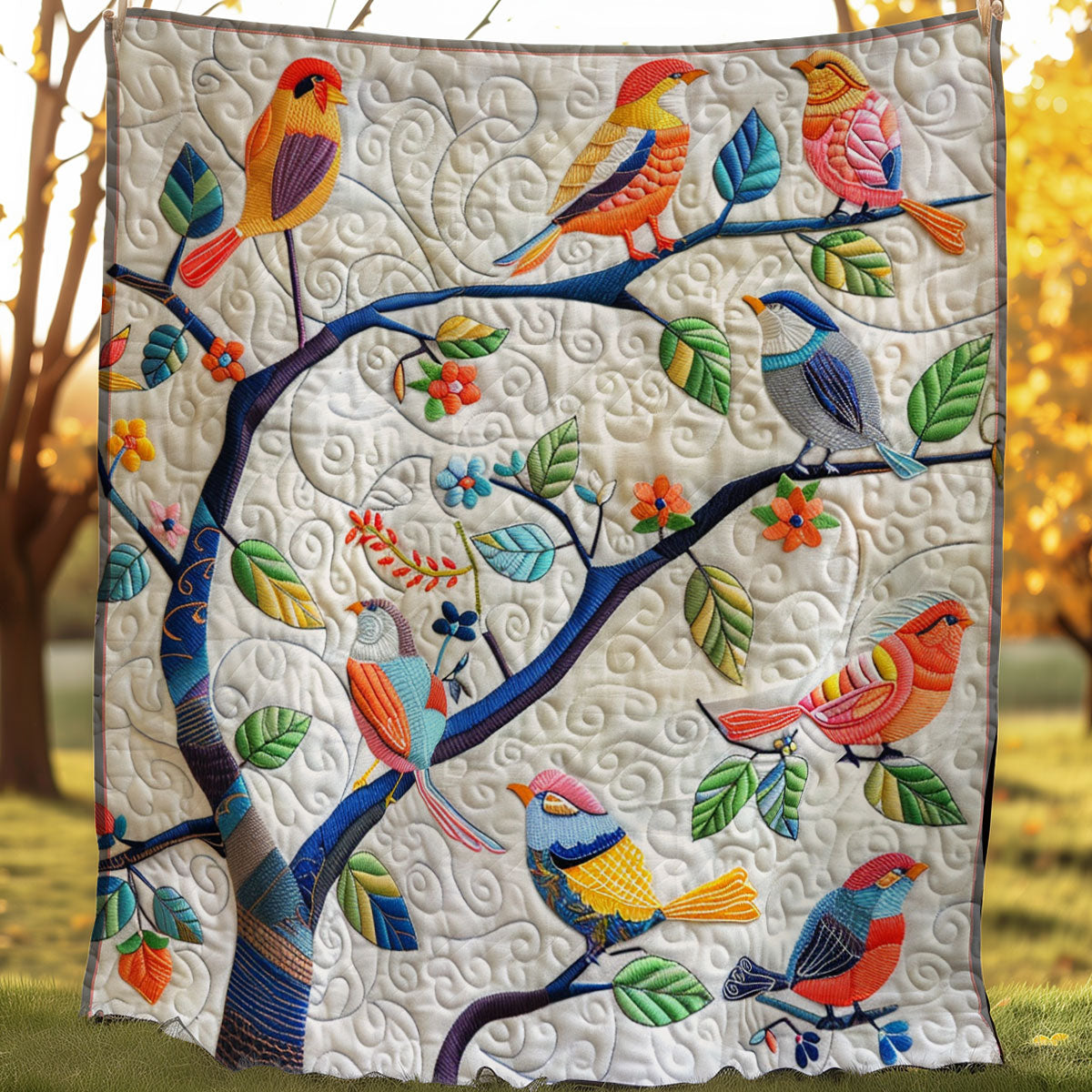 Birds WJ1406004CL Quilt