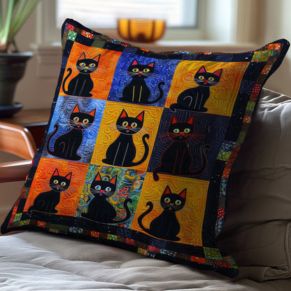 Black Cats WJ1908031CL Quilt Pillow Case